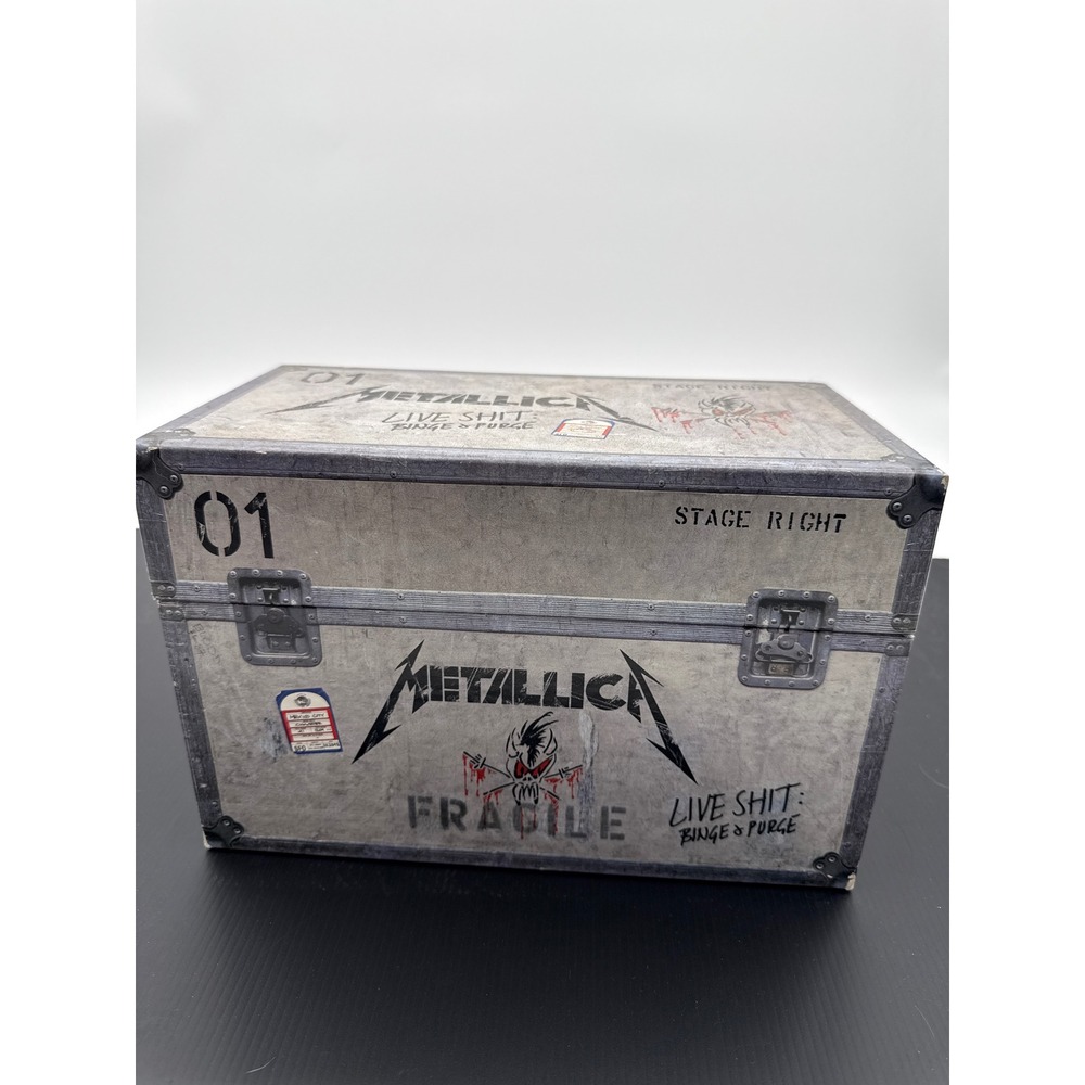 Metallica Live Shit Binge & Purge VHS Box Set Road Case 1993 Limited Edition